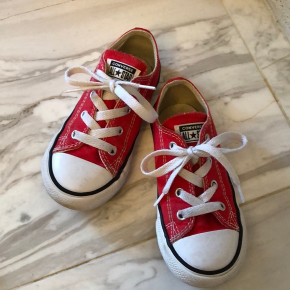 red converse toddler size 9